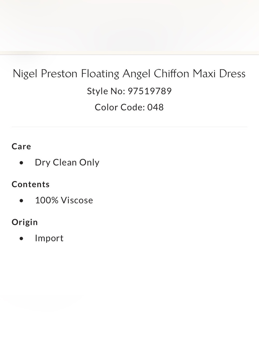 Free People Nigel Preston Floating Angel Chiffon Maxi Dress - Stormy Sea - Picture 11 of 14